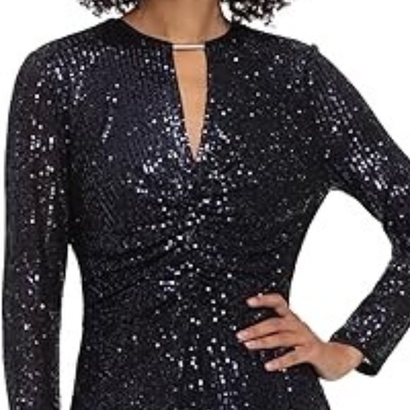 Maggy London,  womens Holiday Sequin Jumpsuit ( Occasion Jumpsuit) - Picture 3 of 4